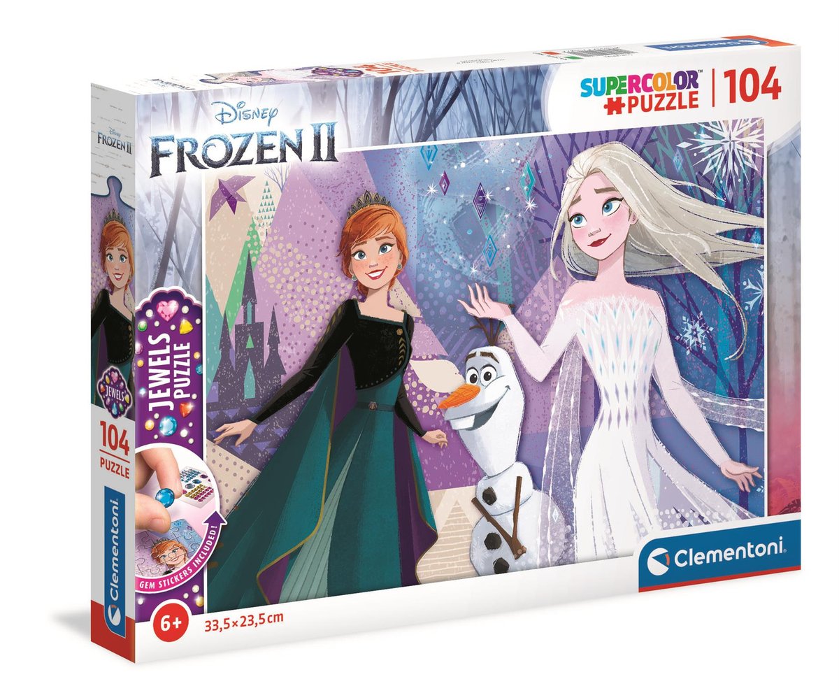 Clementoni Puzzle Disney Kraina Lodu Z Ozdobami El