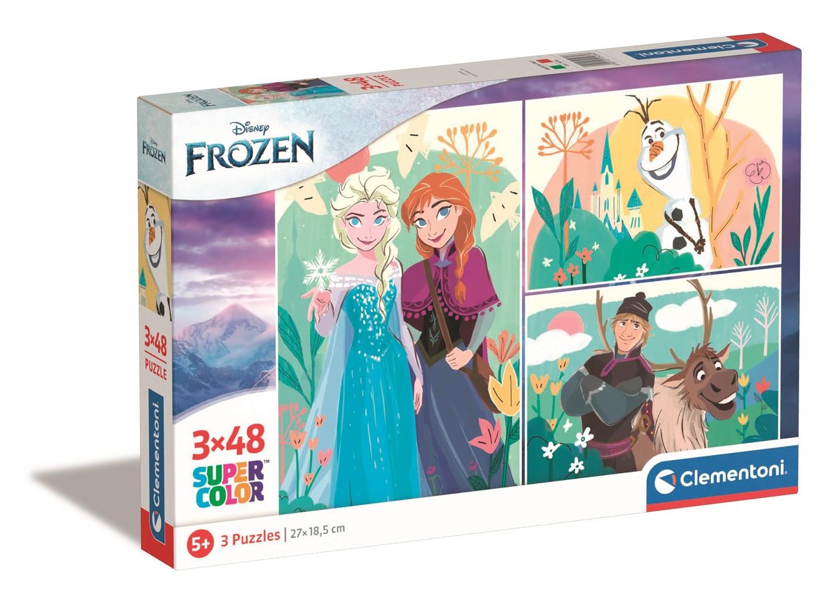 Clementoni Puzzle Super Kolor Disney Frozen X Element W