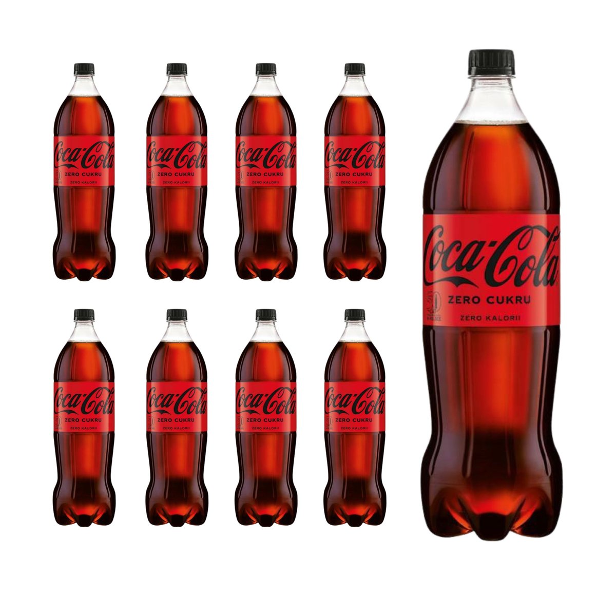 COCA COLA BEZ CUKRU NAPÓJ GAZOWANY ZGRZEWKA 1 5L X 9SZT COCA COLA