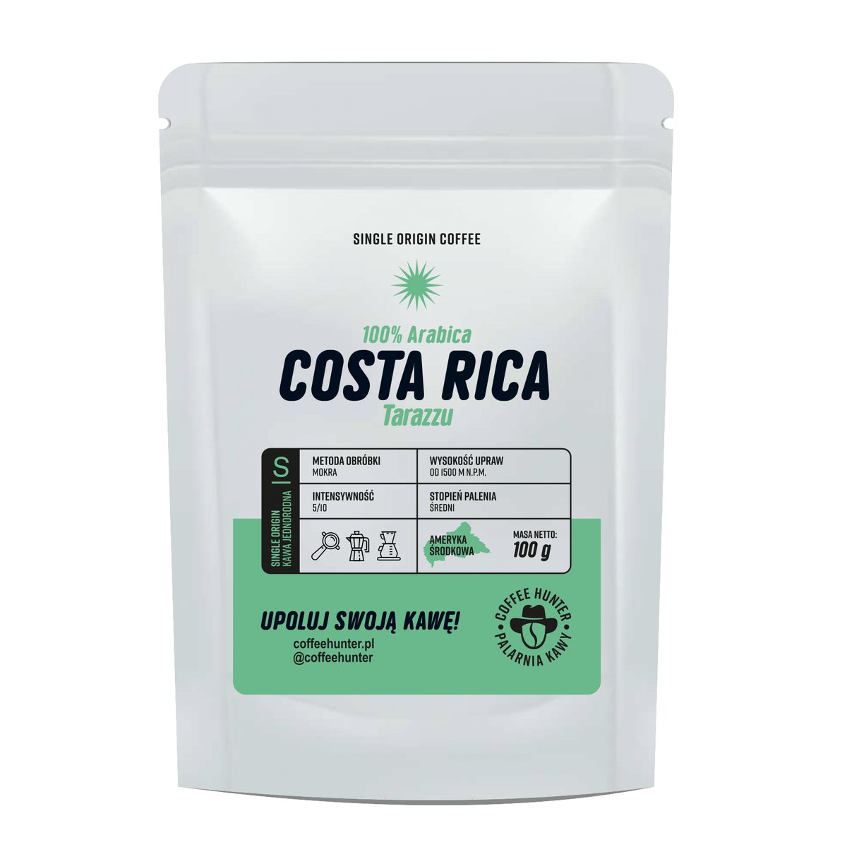 Costa Rica Tarazzu Pr Bka G Kawa Ziarnista Coffee Hunter Sklep