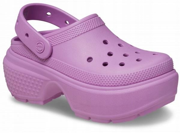 Damskie Buty Chodaki Klapki Platforma Crocs Stomp Clog