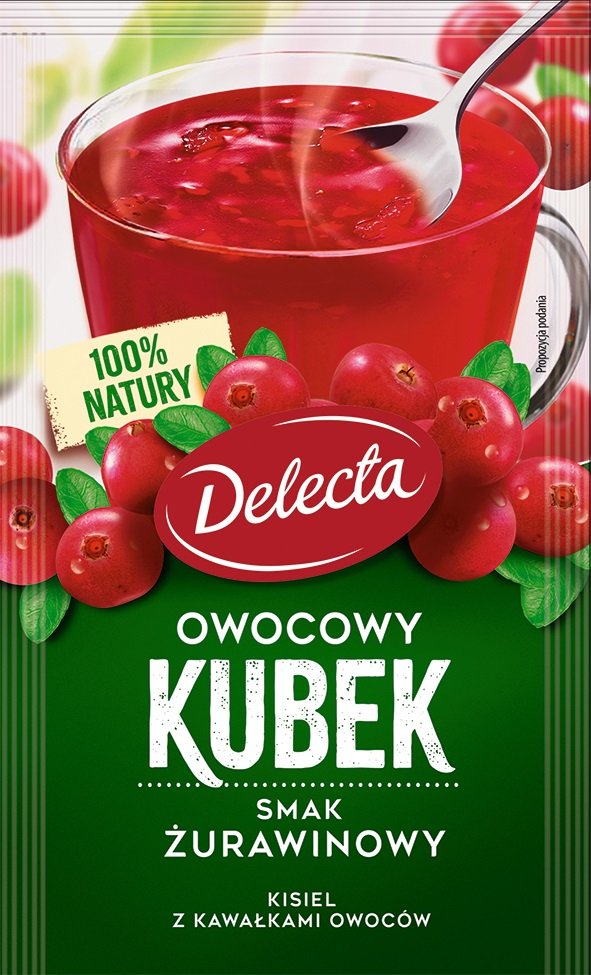 DELECTA KISIEL O SMAKU ŻURAWINOWYM 38G Delecta Sklep EMPIK