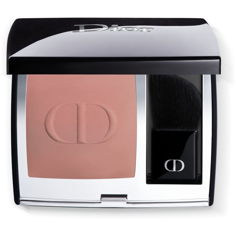 DIOR Rouge Blush róż w kompakcie pędzel i lusterko odcień 100 Nude