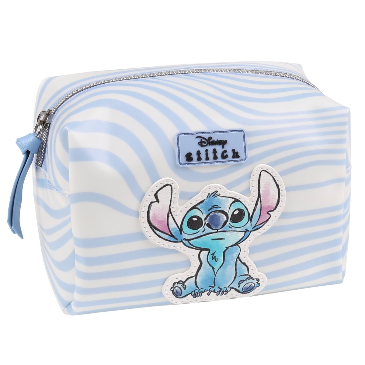 Disney Stitch Kosmetyczka Kwadratowa Gumowa Zapinana Na Zamek