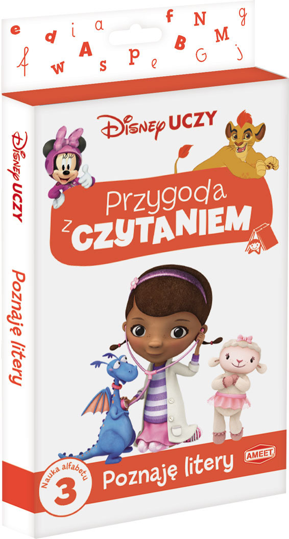 Disney uczy Przygoda z czytaniem Poziom 3 Poznaję litery