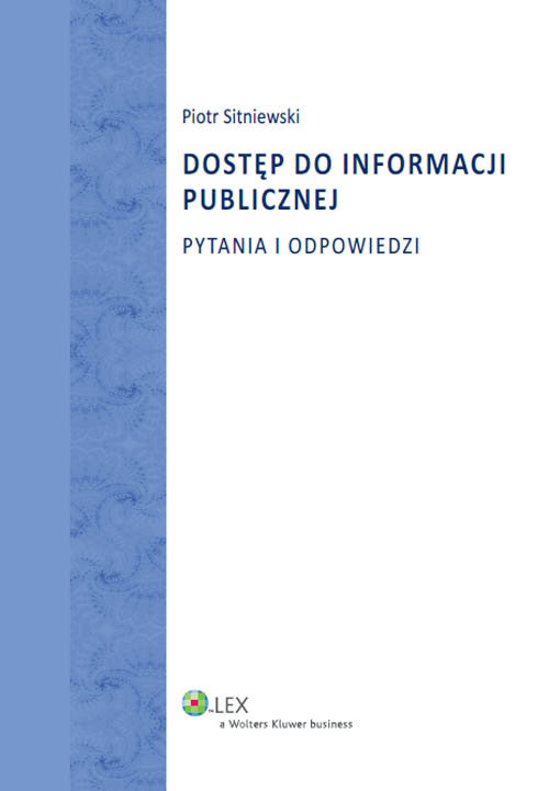 Dostęp do informacji publicznej Pytania i odpowiedzi Sitniewski