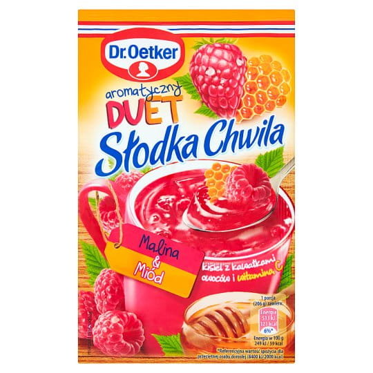 Dr Oetker S Odka Chwila Kisiel Duet Malina I Mi D G M C