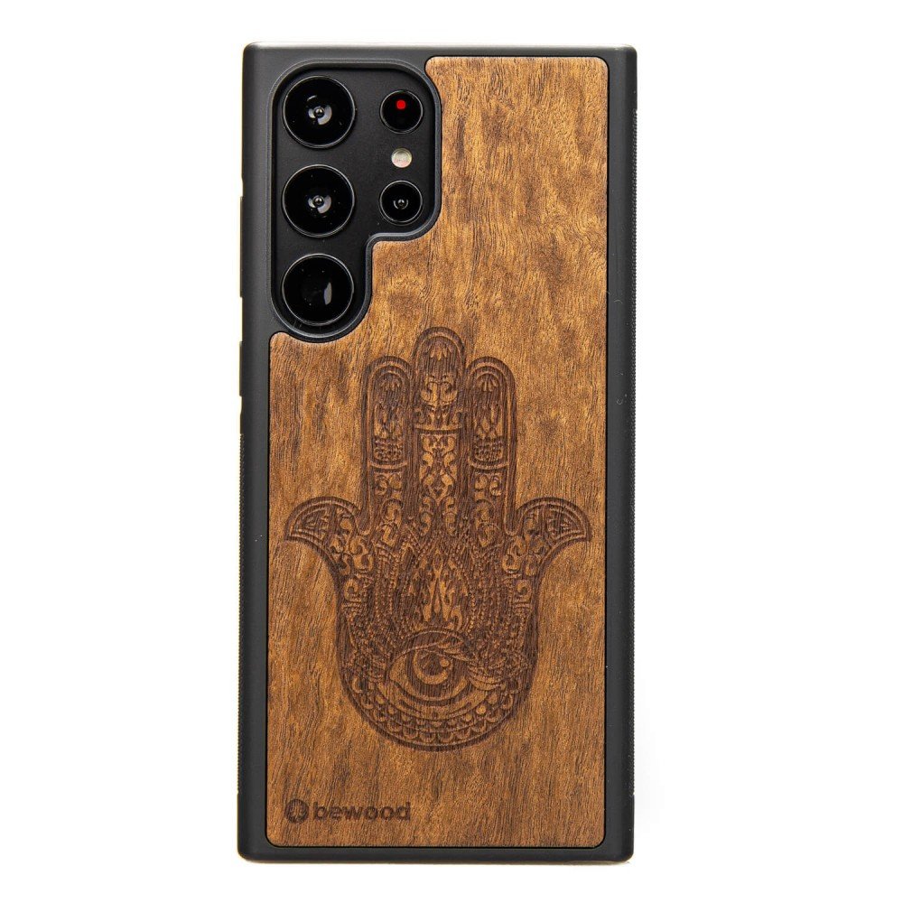 Drewniane Etui Bewood Samsung Galaxy S Ultra Hamsa Imbuia Bewood