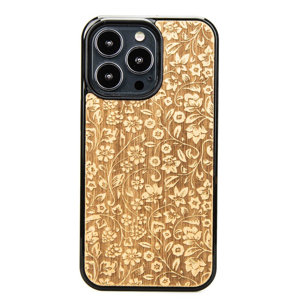 Drewniane Etui IPhone 13 Pro KWIATY POLNE ANIEGRE BEWOOD Sklep