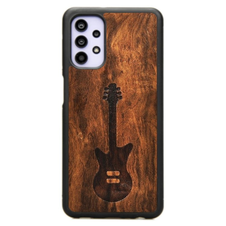 Drewniane Etui Samsung Galaxy A32 5G Gitara Imbuia Forestzone