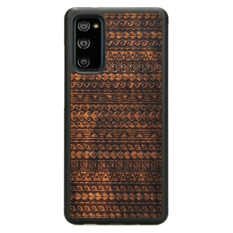 Drewniane Etui Samsung Galaxy S Fe Tatua Maori Imbuia Forestzone