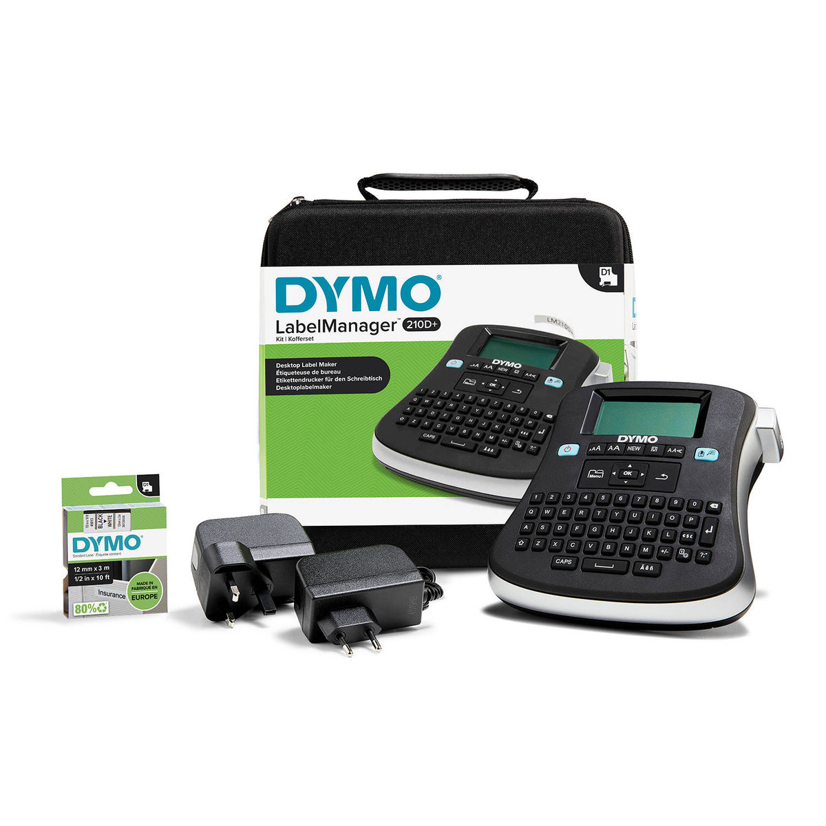 Drukarka Etykiet Dymo LabelManager 210D 2094492 Zestaw Walizkowy DYMO