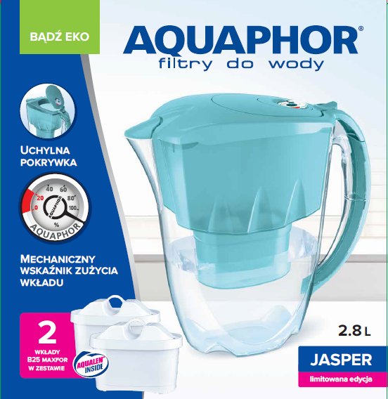 Dzbanek Filtruj Cy Aquaphor Jasper Wk Ady B Maxfor Lazurowy