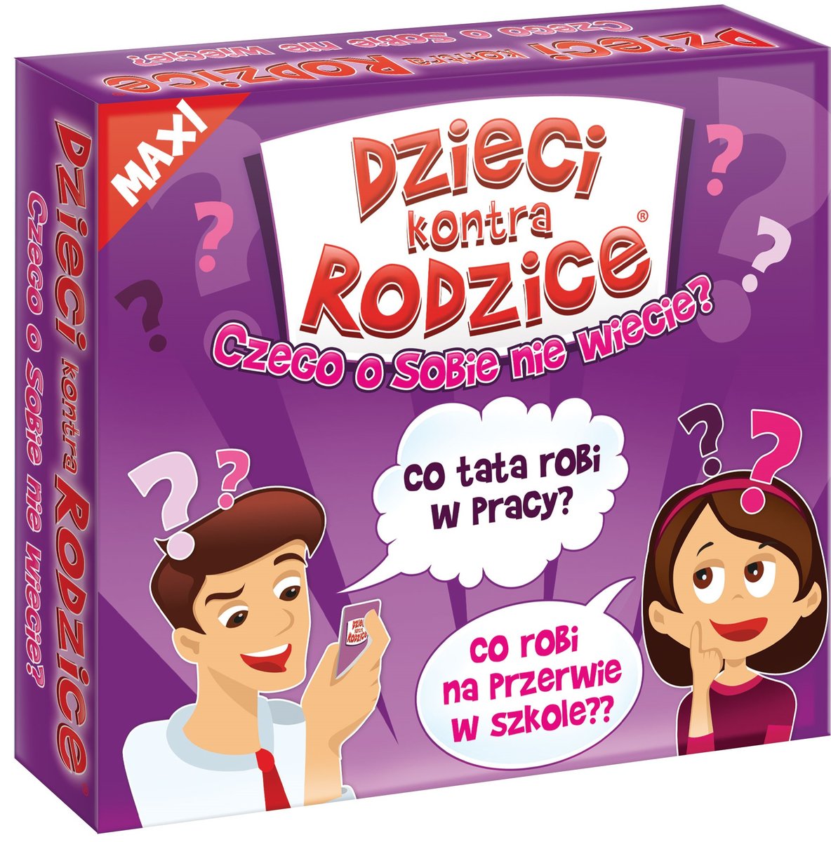 Dzieci Kontra Rodzice Czego O Sobie Nie Wiecie Gra Rodzinna Kangur