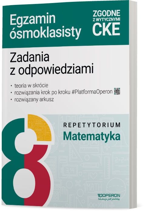 Egzamin ósmoklasisty 2025 Matematyka Repetytorium Wzory zadania i