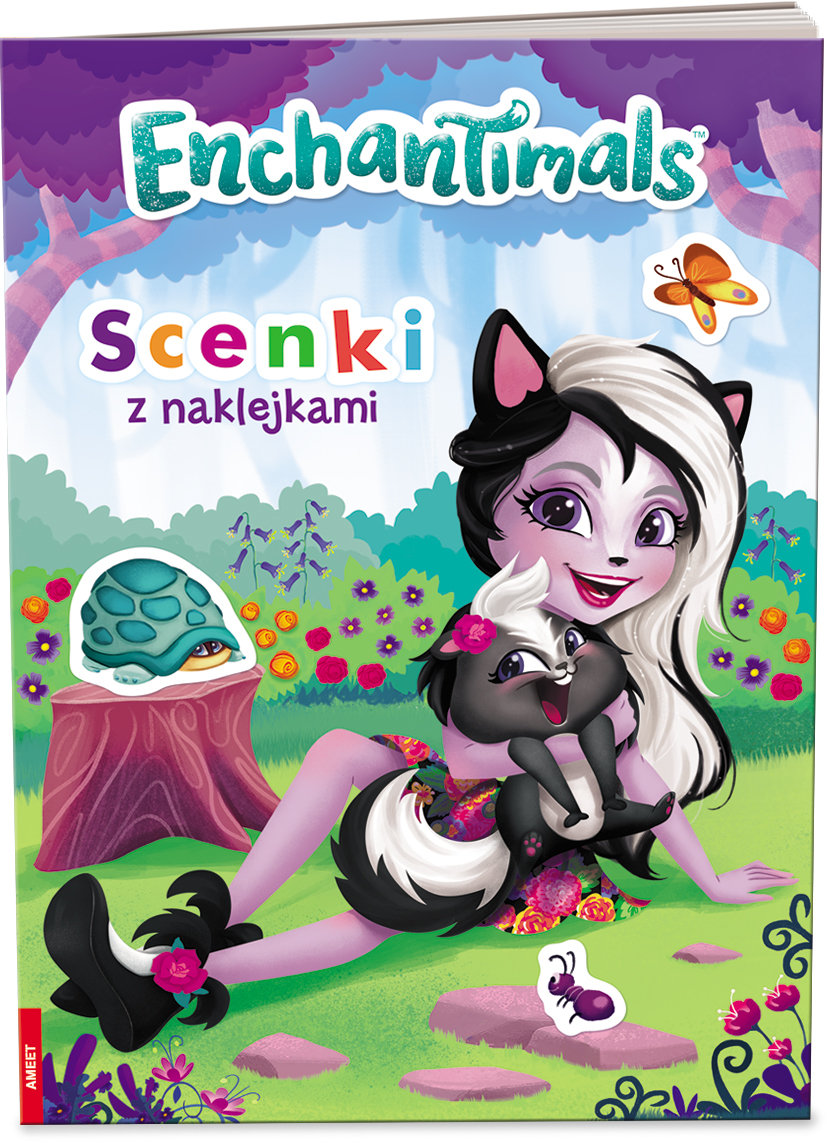 Enchantimals Scenki z naklejkami Opracowanie zbiorowe Książka w Empik