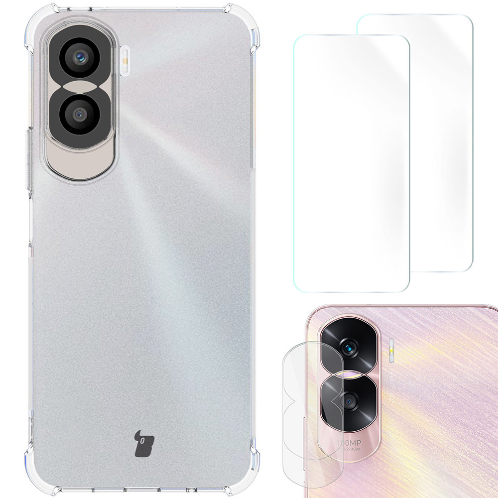 Etui Bizon Case Clear Pack Do Honor 90 Lite Przezroczyste Bizon