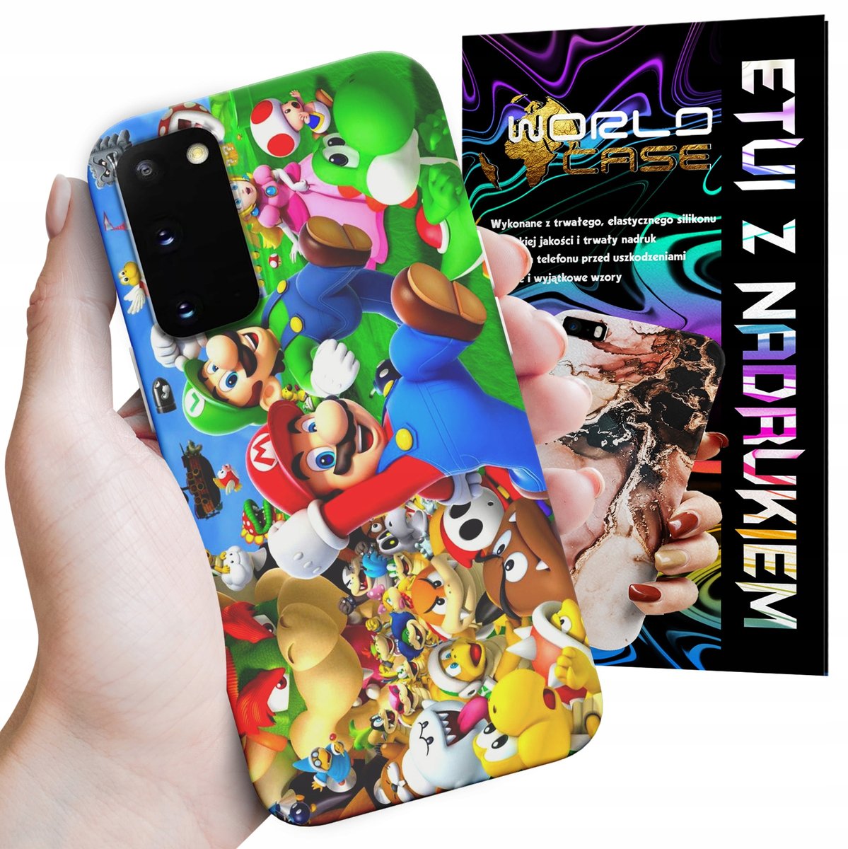 ETUI CASE DO SAMSUNG S20 FE SUPER MARIO BROS BAJKI WZORY WYBÓR