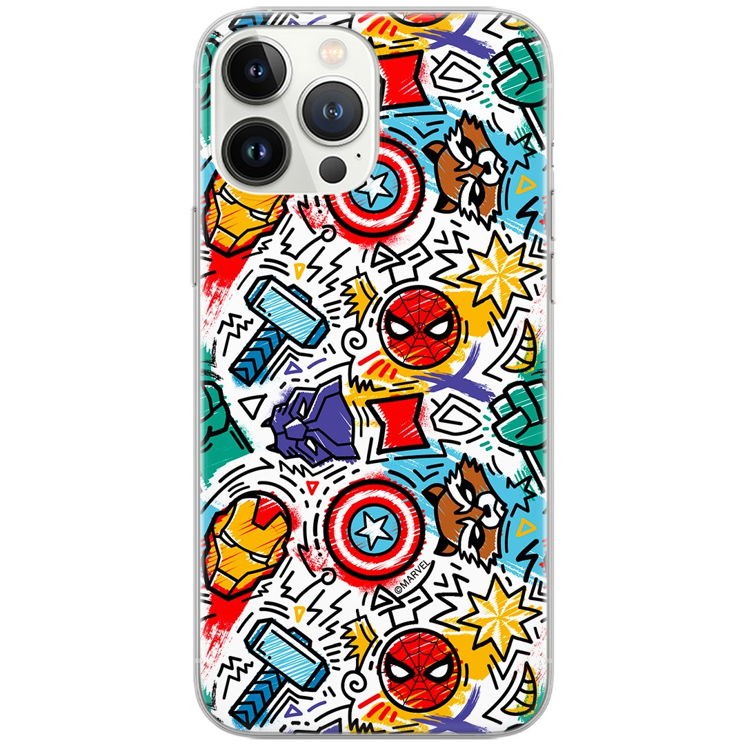 Etui dedykowane do IPHONE X XS wzór Avengers 027 oryginalne i