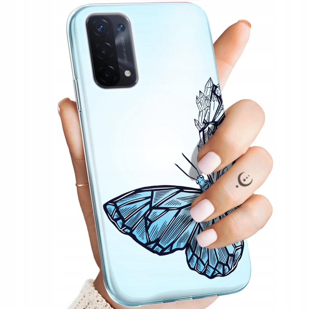 Etui Do A54 A74 A93 Wzory Motyle Butterfly Barwne Obudowa Pokrowiec