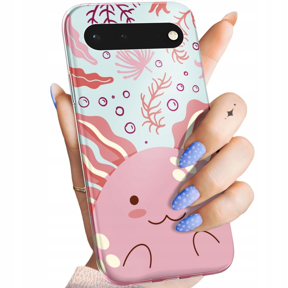 Etui Do Google Pixel Wzory Axolotl Aksolotl Z Aksolotlem Obudowa Case