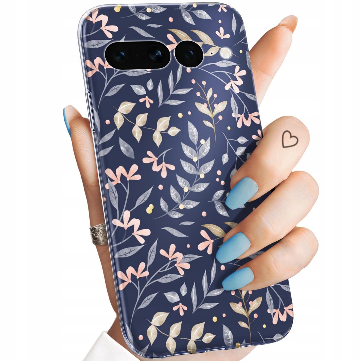 Etui Do Google Pixel Pro Wzory Floral Botanika Bukiety Obudowa