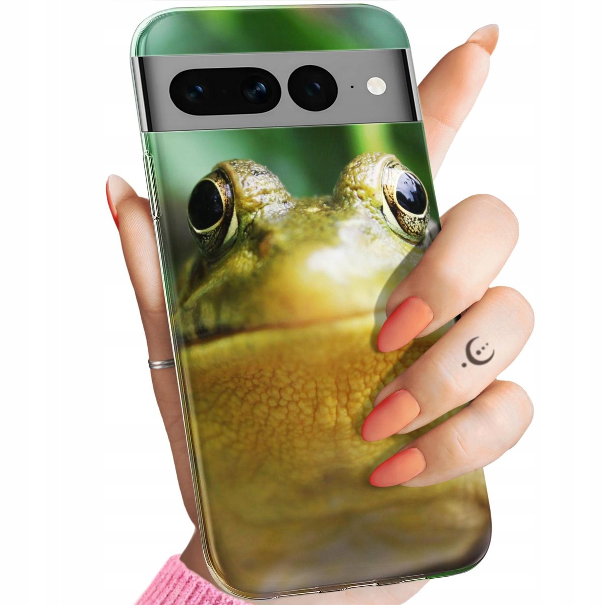 ETUI DO GOOGLE PIXEL 7 PRO WZORY ŻABKA ŻABA FROG OBUDOWA POKROWIEC CASE