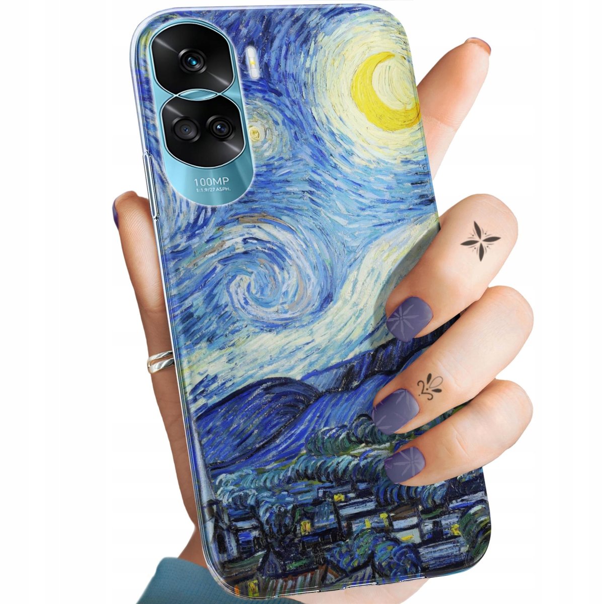 Etui Do Honor 90 Lite 5G Wzory Vincent Van Gogh Van Gogh Gwieździsta