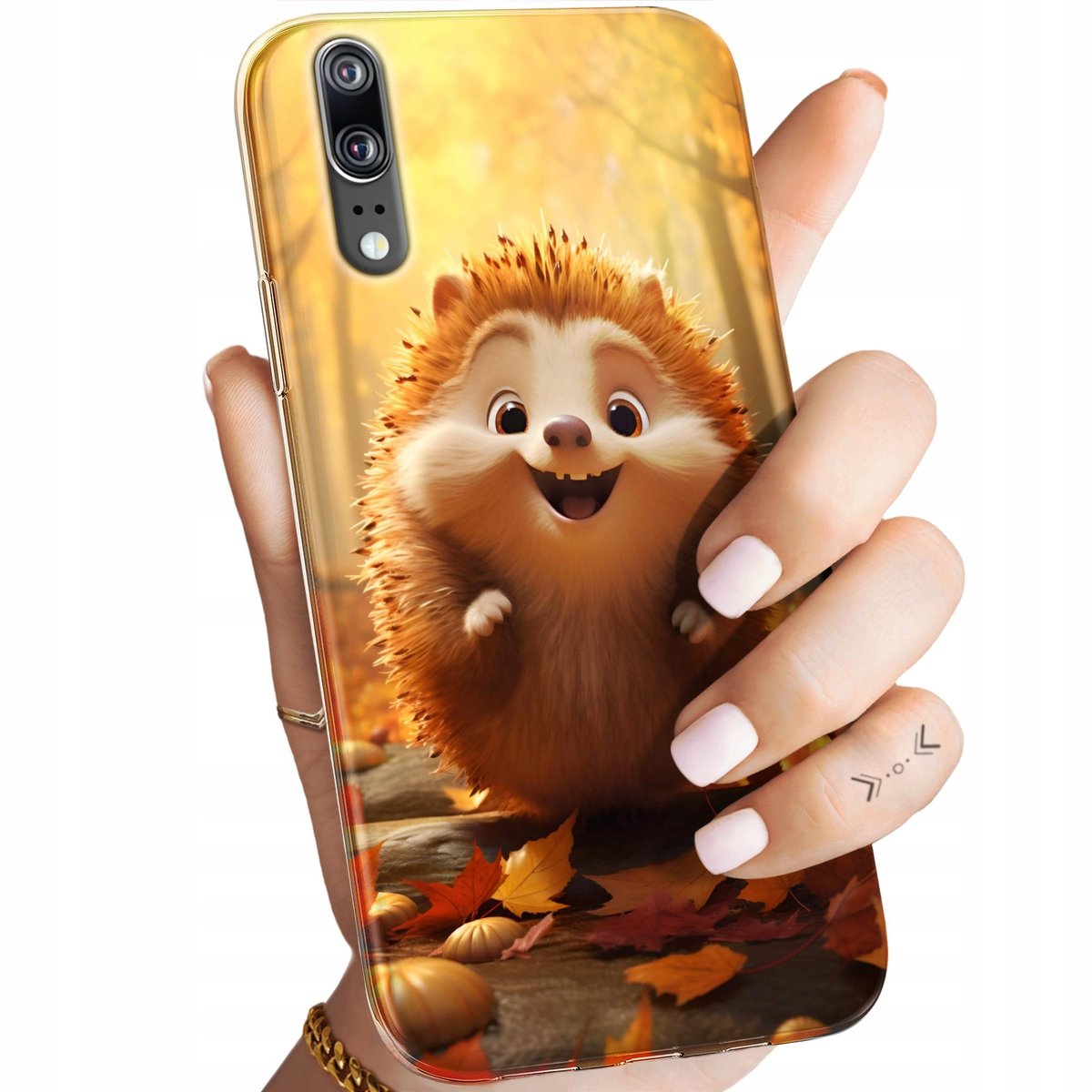 Etui Do Huawei P20 Pro Wzory Jeżyk Jeż Jeżyki Obudowa Pokrowiec Case