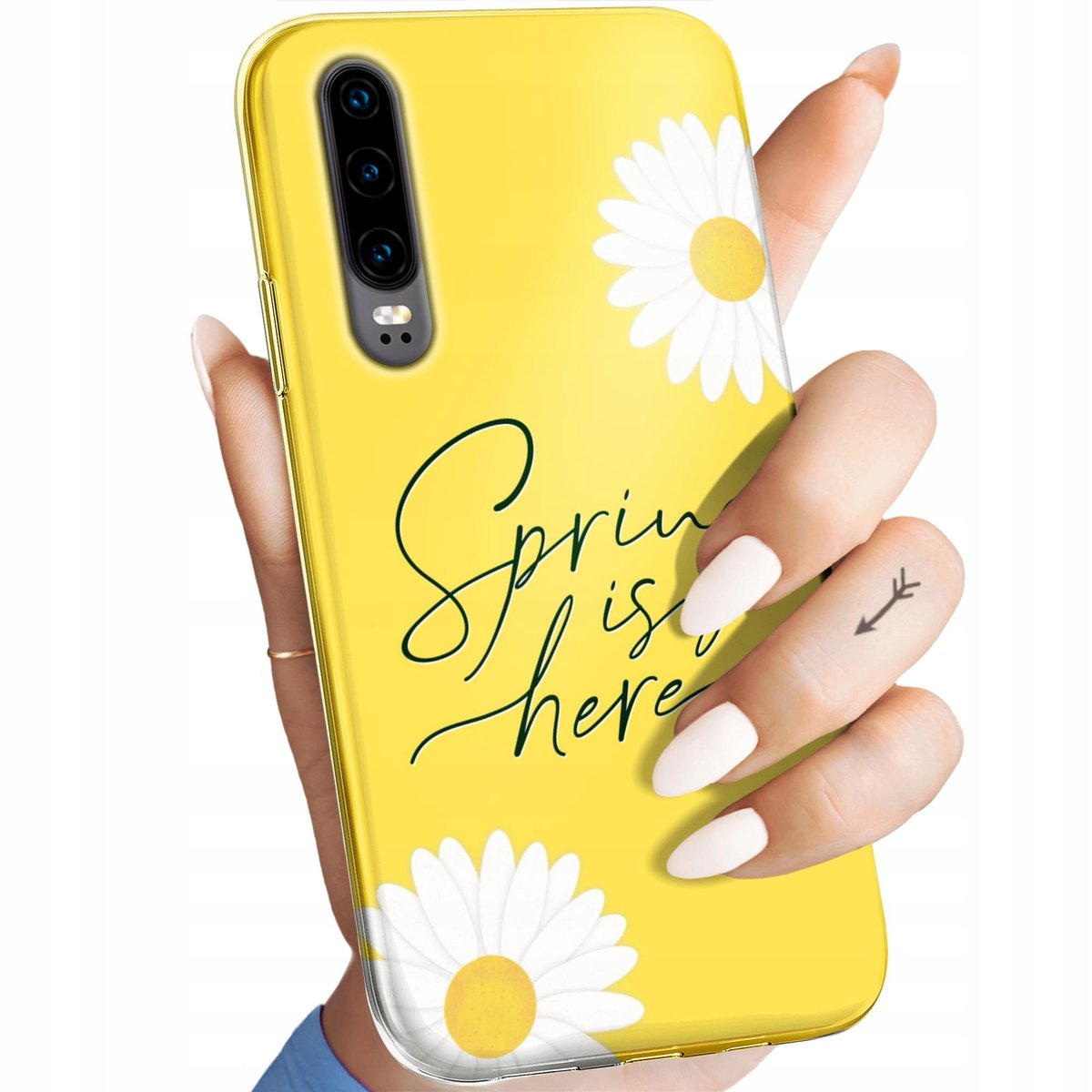 Etui Do Huawei P Wzory Wiosna Wiosenne Spring Obudowa Pokrowiec Case