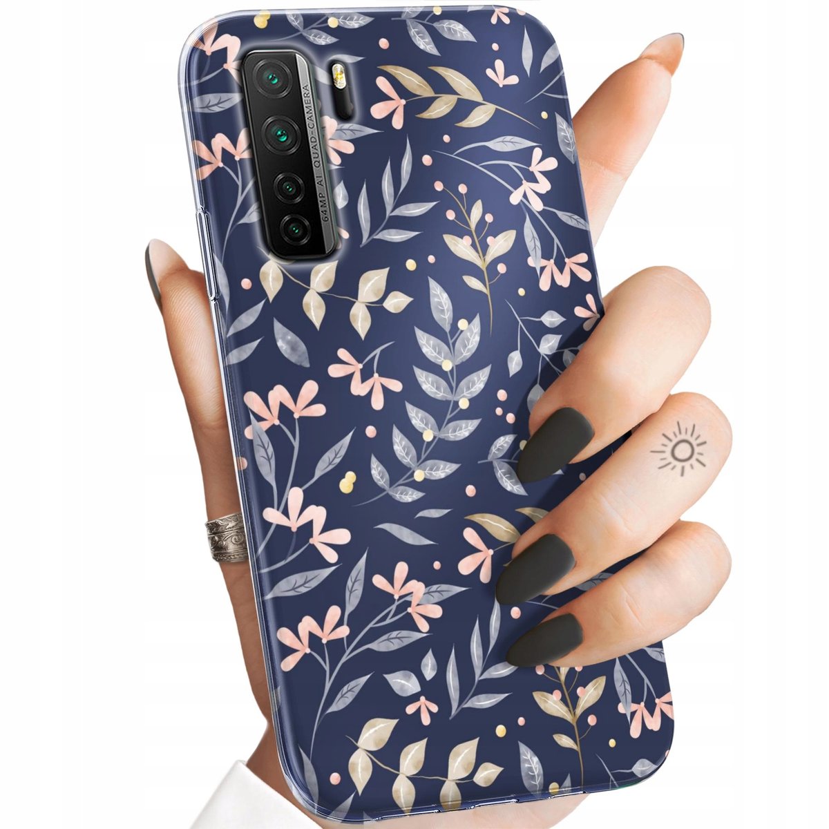 Etui Do Huawei P Lite G Wzory Floral Botanika Bukiety Obudowa