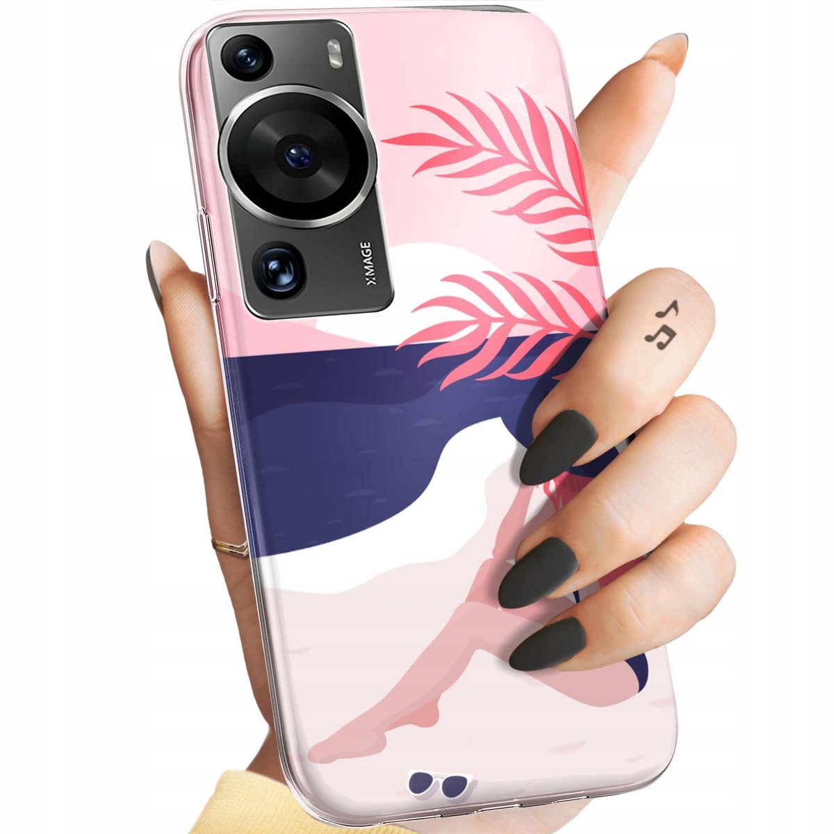 ETUI DO HUAWEI P60 P60 PRO WZORY LATO SUMMER VIBE CHILLOUT OBUDOWA