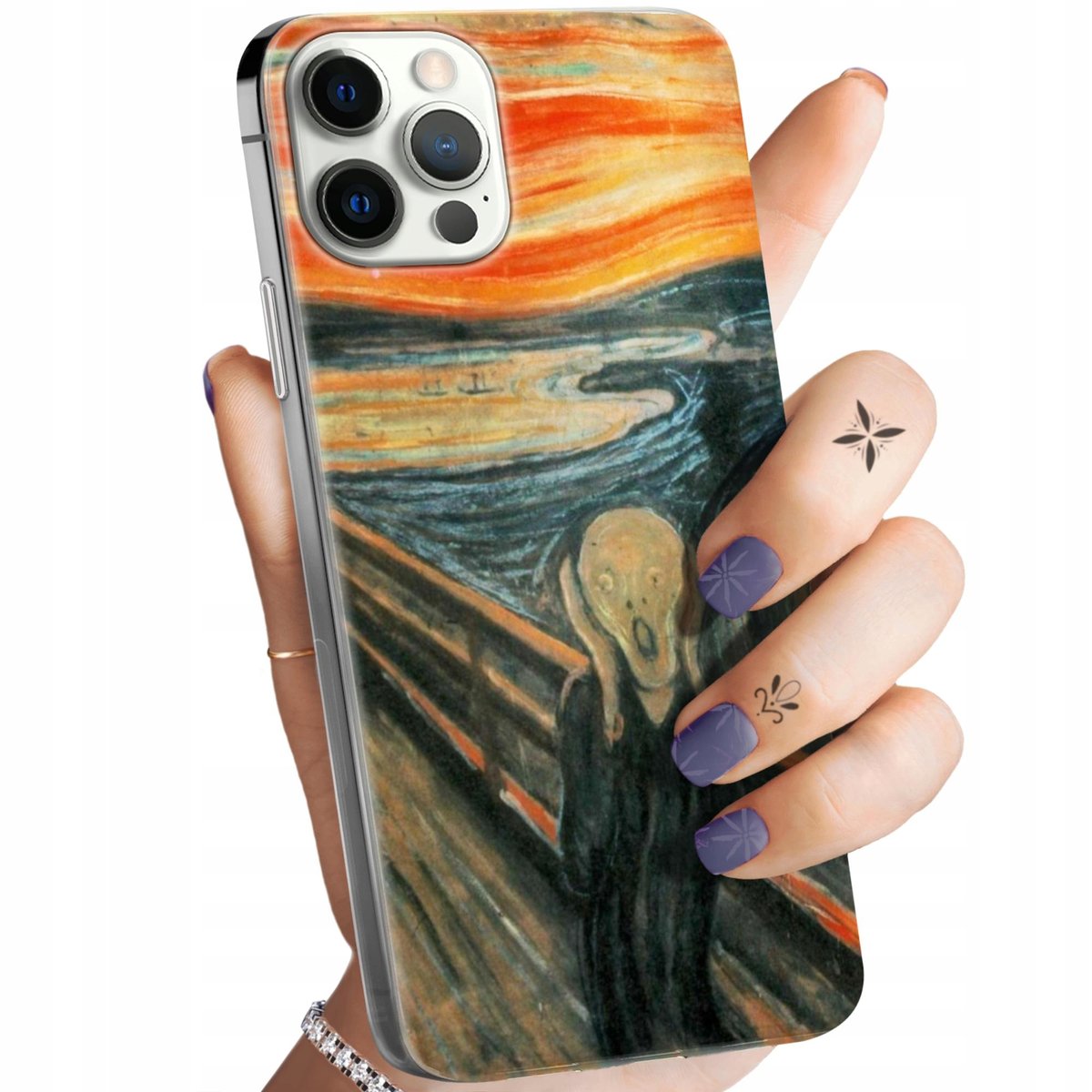 Etui Do Iphone 12 12 Pro Wzory Edvard Munch Krzyk Malarstwo Obudowa