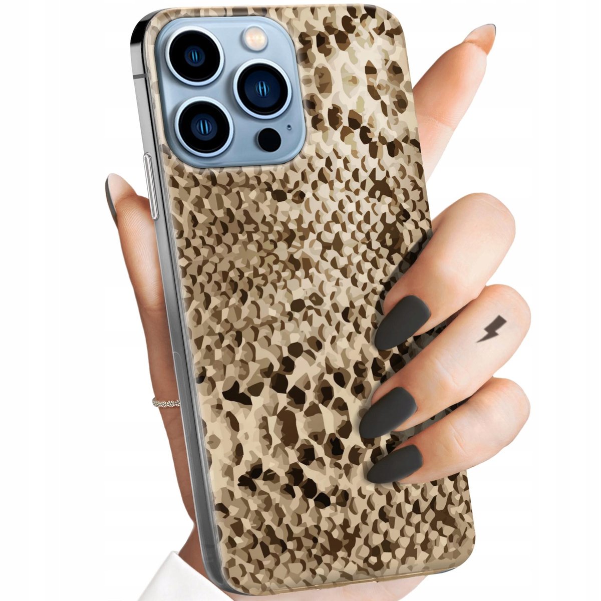 Etui Do Iphone 13 Pro Wzory Wąż Skóra Węża Snake Obudowa Pokrowiec Case