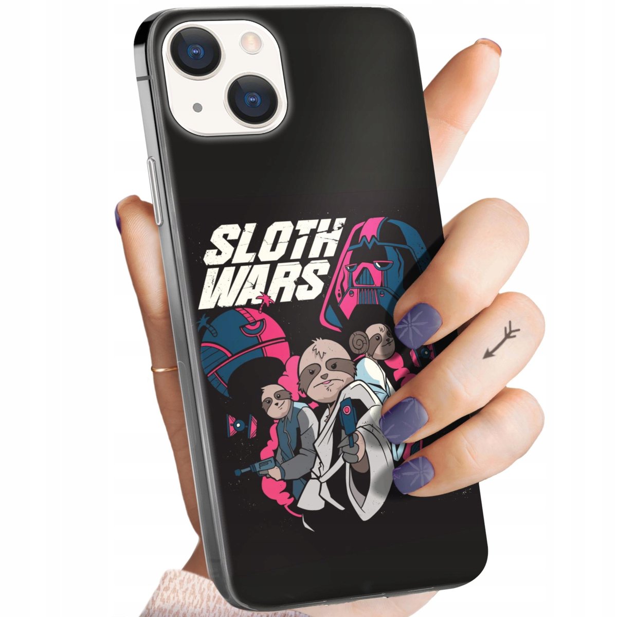 ETUI DO IPHONE 15 PLUS WZORY GWIEZDNE WOJNY STAR WARS MANDALORIAN