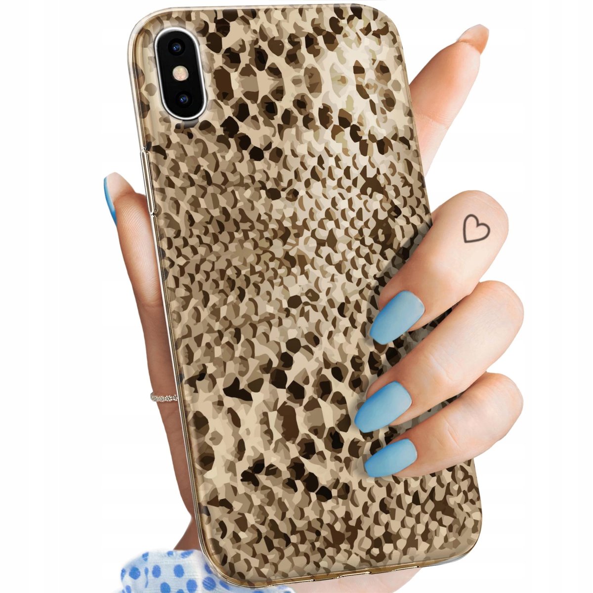 Etui Do Iphone Xs Max Wzory Wąż Skóra Węża Snake Obudowa Pokrowiec Case