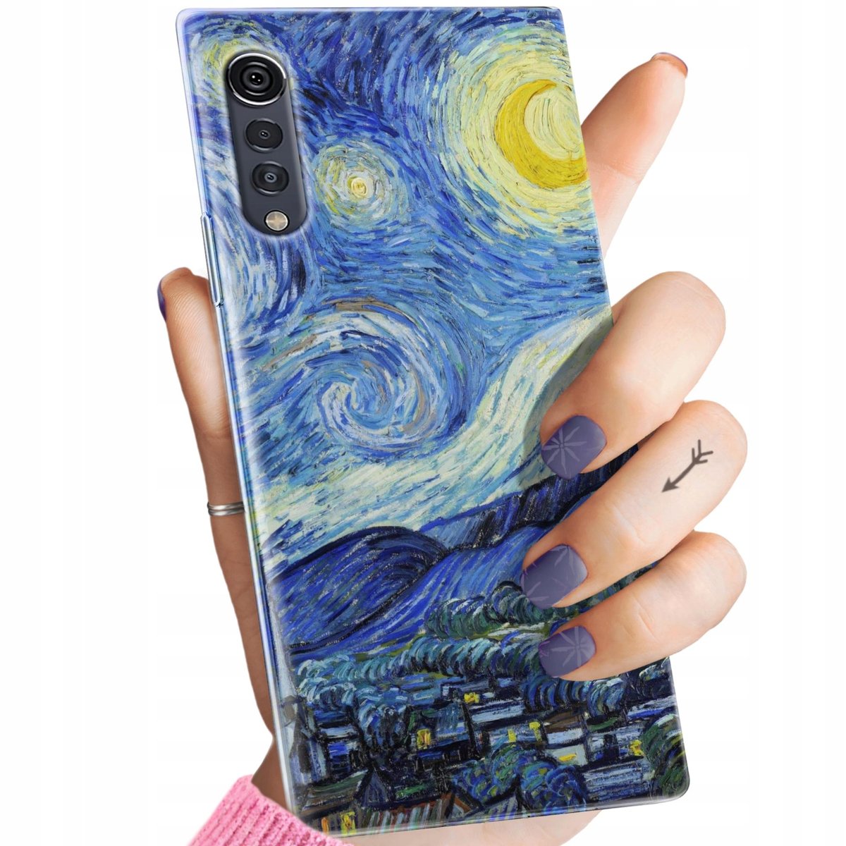 Etui Do Lg Velvet Wzory Vincent Van Gogh Van Gogh Gwieździsta Noc