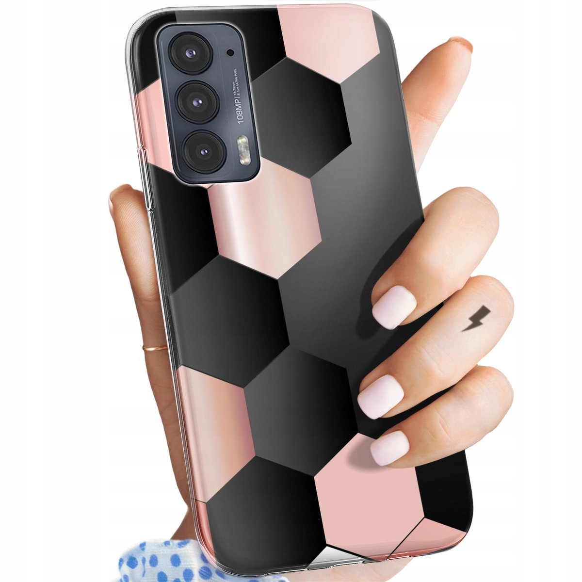 Etui Do Moto Edge G Wzory Geometryczne Symetria Obudowa Pokrowiec