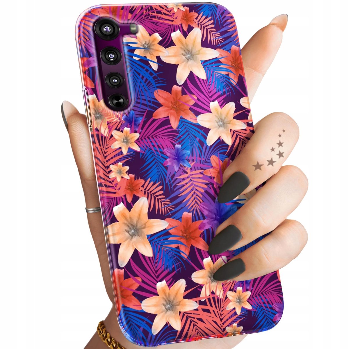 Etui Do Motorola Edge Wzory Tropic Tropikalne Tropiki Egzotyka Obudowa