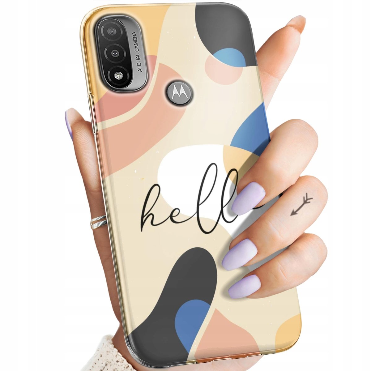 Etui Do Motorola Moto E Wzory Abstrakcja Kolory Kszta Ty Obudowa Case