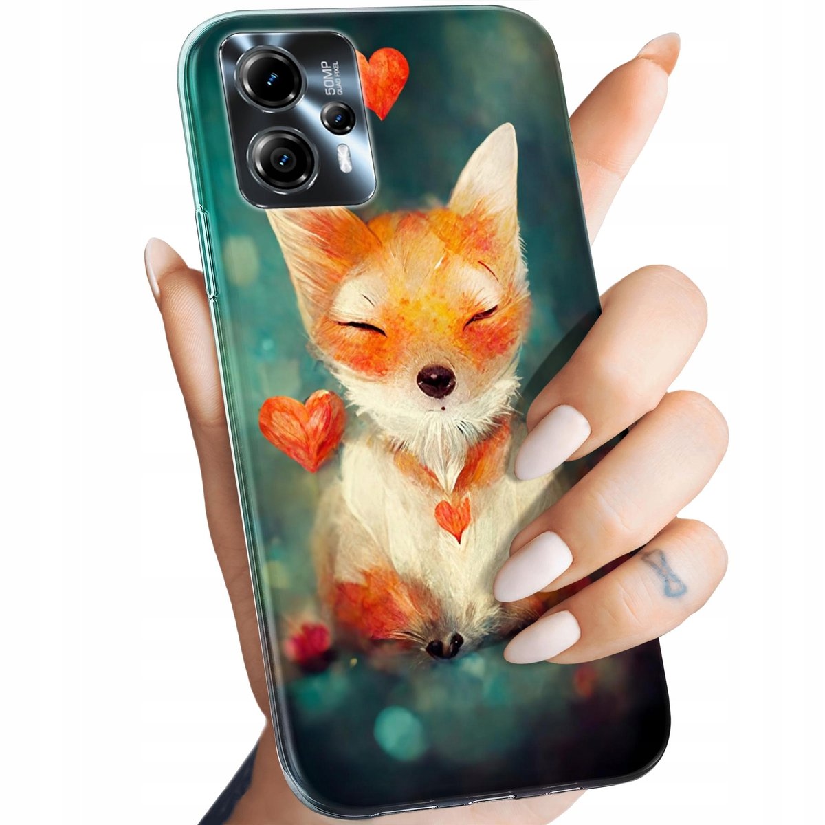 Etui Do Motorola Moto G13 G23 Wzory Liski Lisy Fox Obudowa Pokrowiec