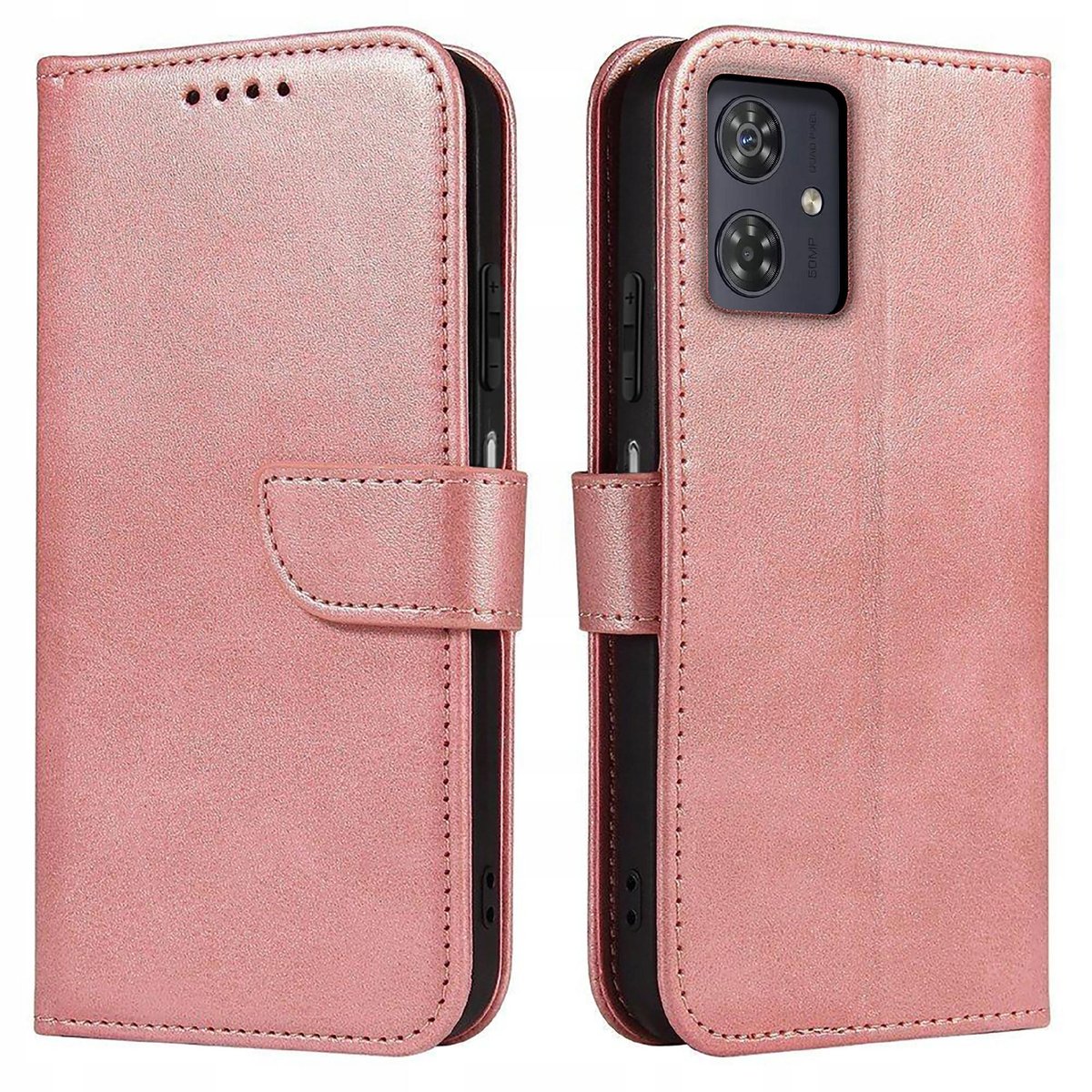 Etui Do Motorola Moto G54 5G Power Edition Skórzane Skin Case Portfel