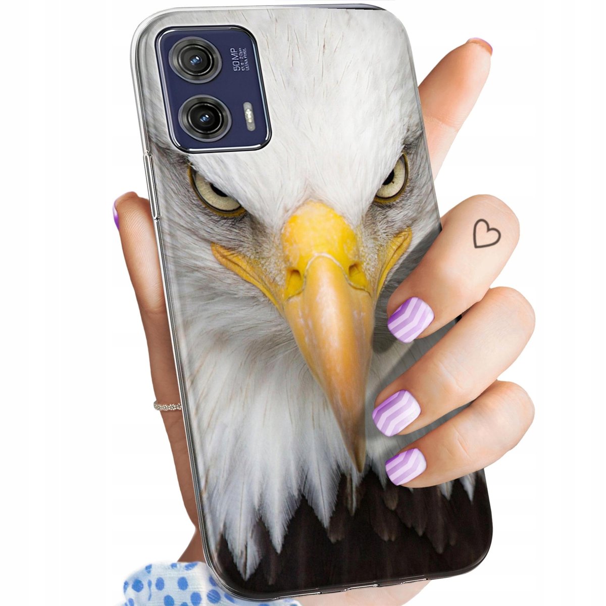 ETUI DO MOTOROLA MOTO G73 WZORY ORZEŁ SOKÓŁ EAGLE OBUDOWA POKROWIEC