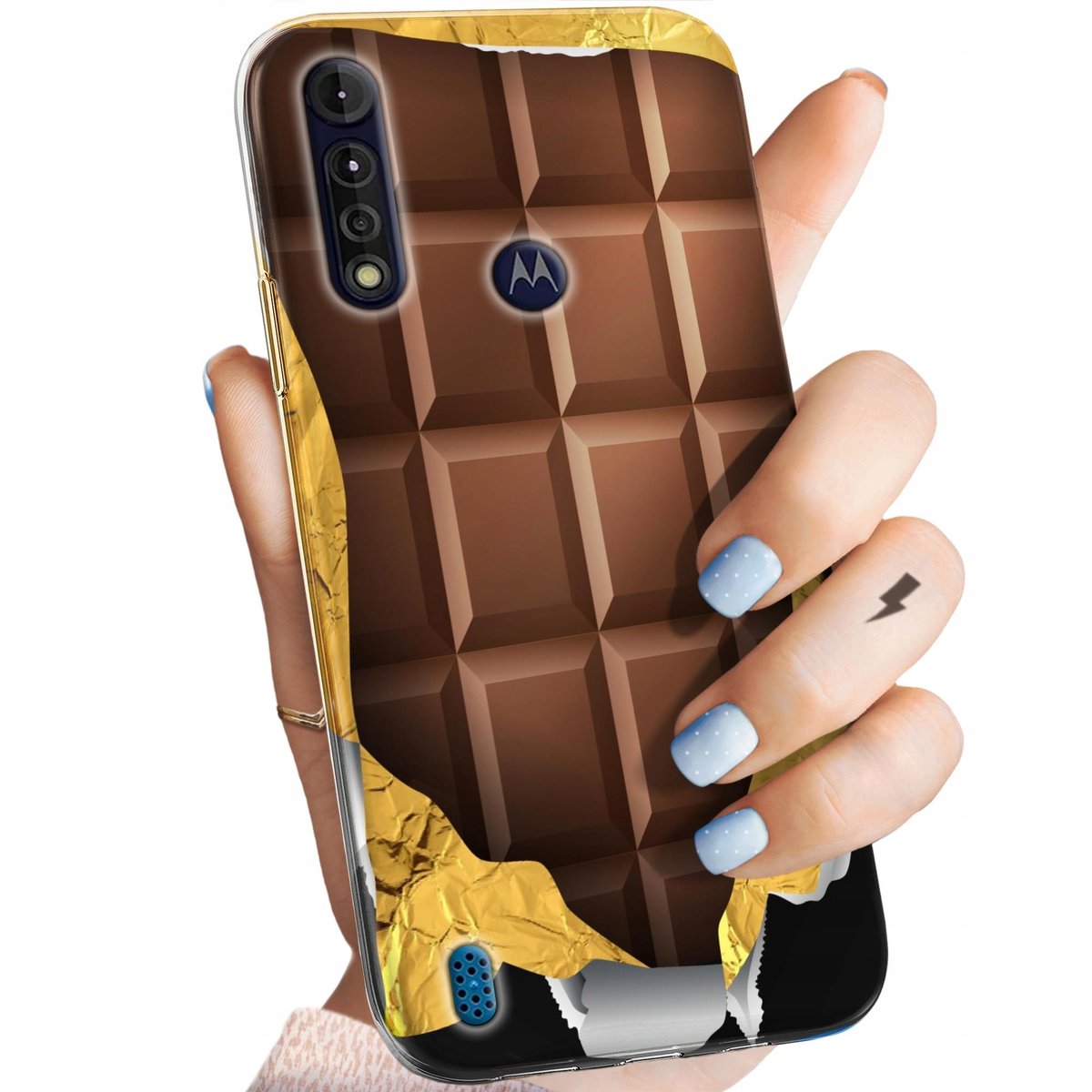 Etui Do Motorola Moto G Power Lite Wzory Czekolada Choco S Odycze