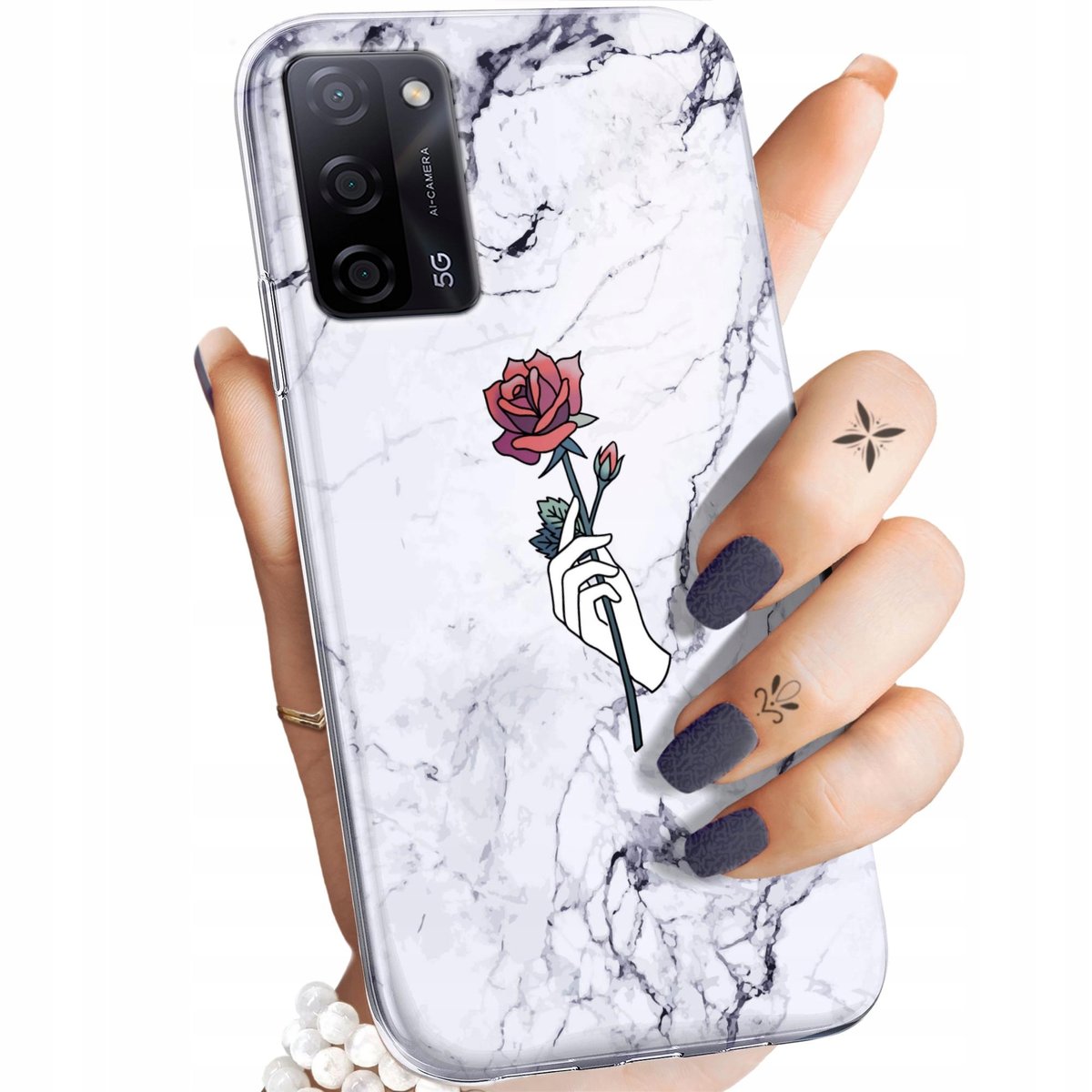 Etui Do Oppo A55 5G Wzory Damskie Kobiece Stylowe Obudowa Pokrowiec