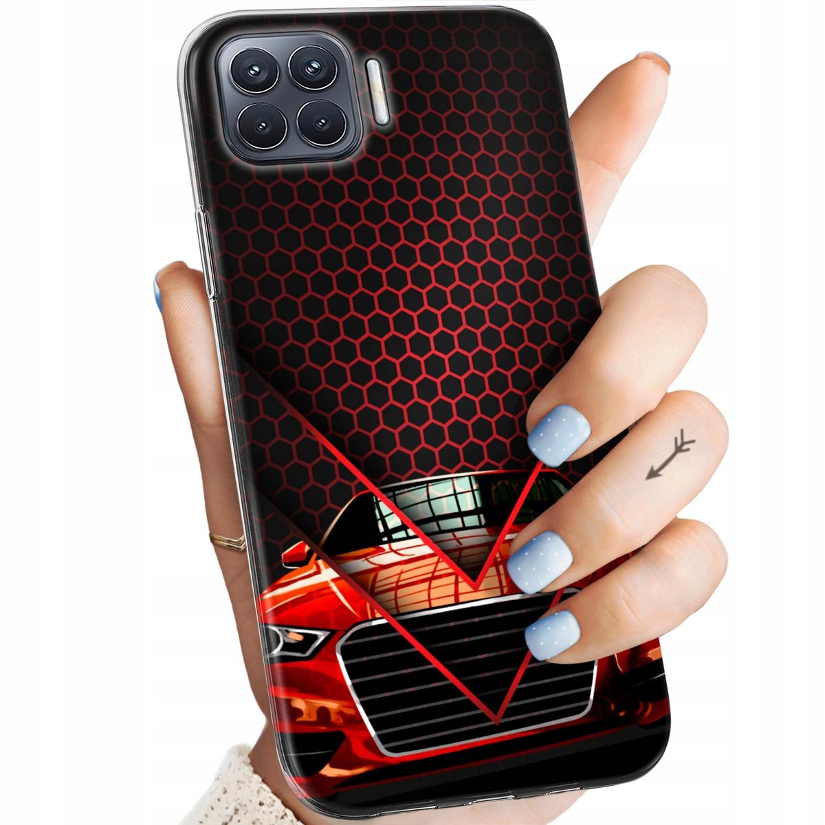 Etui Do Oppo Reno Lite Wzory Auto Motor Pojazdy Samochody Obudowa