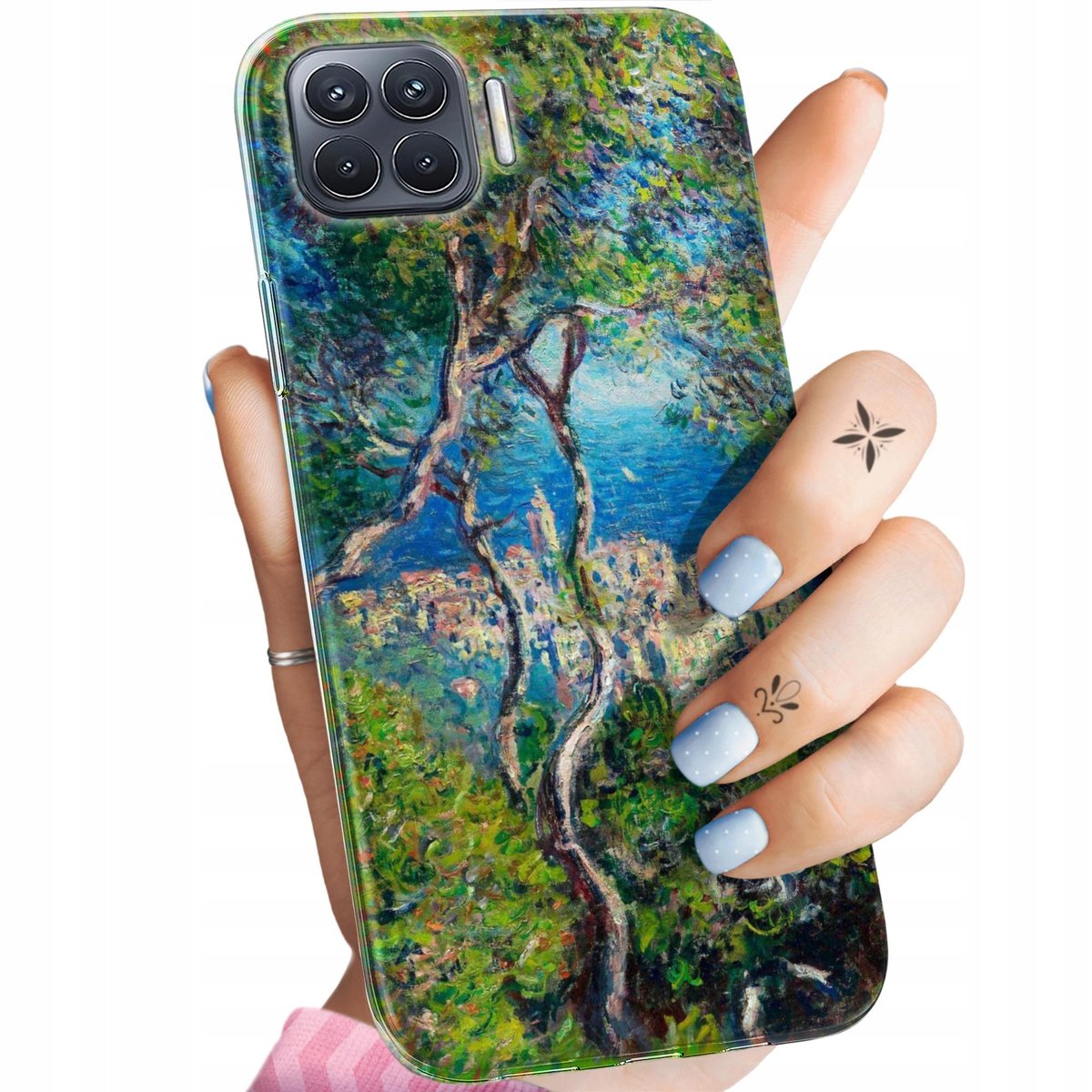 Etui Do Oppo Reno Lite Wzory Claude Monet Obudowa Pokrowiec Case