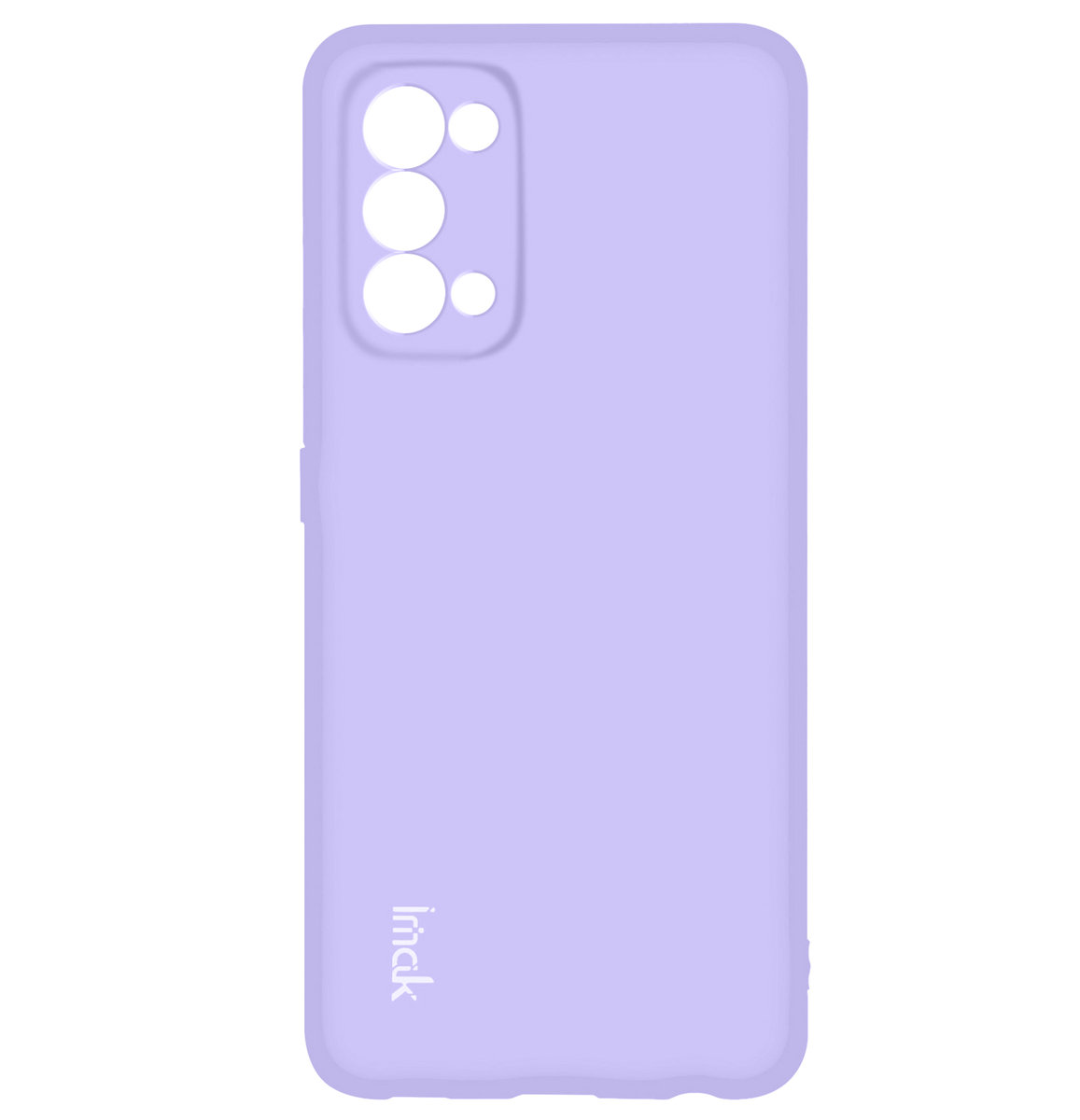 Etui Do Oppo Reno 5 5G Find X3 Lite Silikonowe Etui Matowa Fioletowa