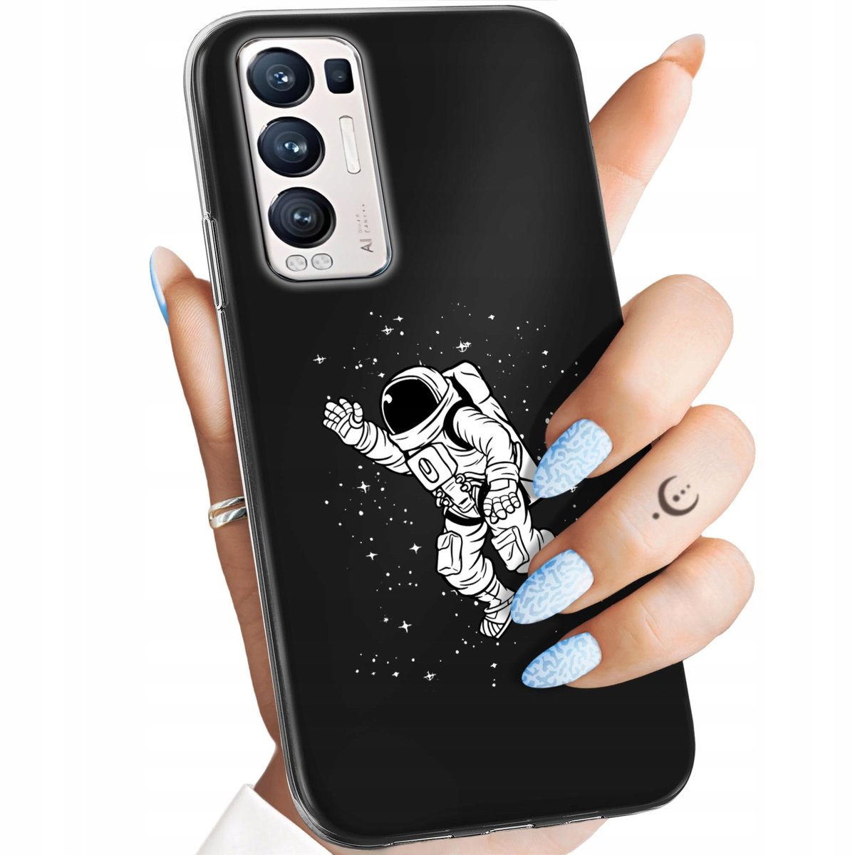 Etui Do Oppo Reno Pro Plus G Wzory Astronauta Kosmonauta Rakieta