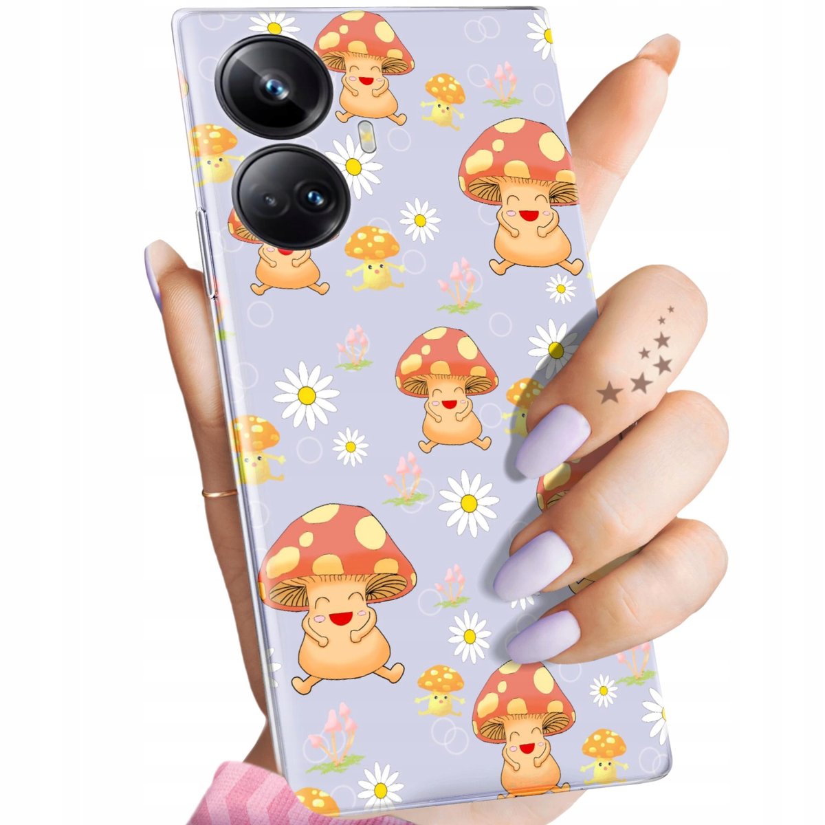 ETUI DO REALME 10 PRO 5G WZORY GRZYBY GRZYBKI OBUDOWA POKROWIEC CASE